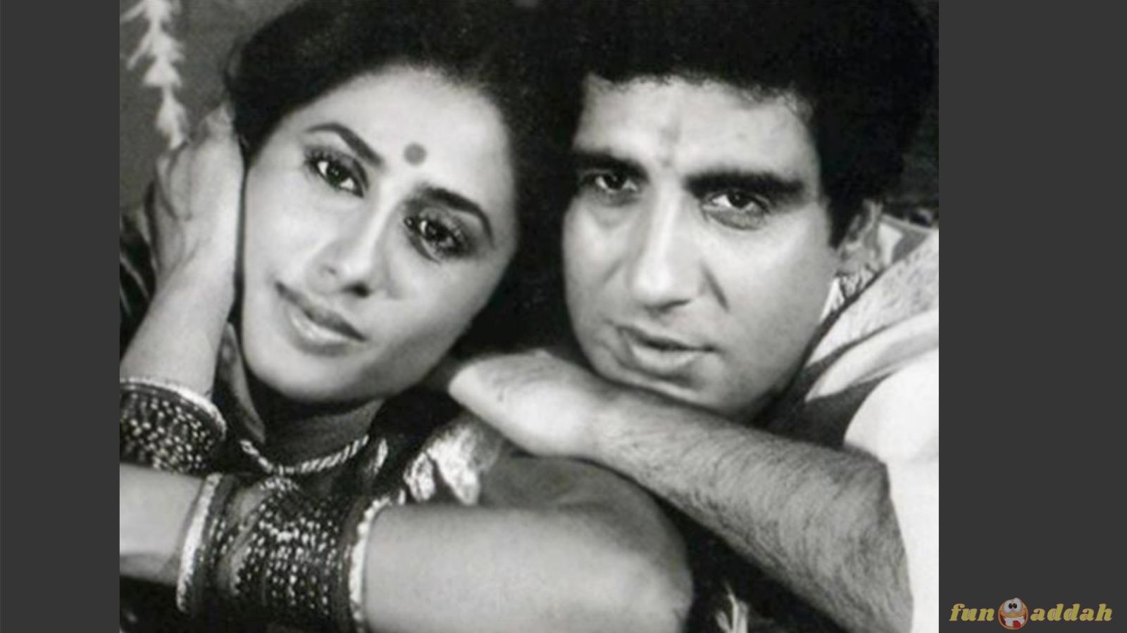 Raj Babbar and Smita Patil