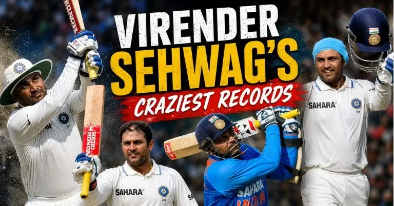 5 Virender Sehwag Records