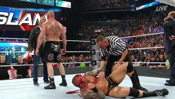 Brock Lesnar vs Randy Orton