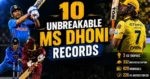 MS Dhoni Records