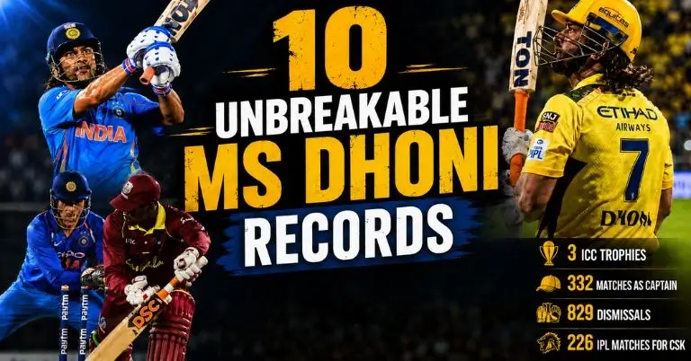 MS Dhoni Records