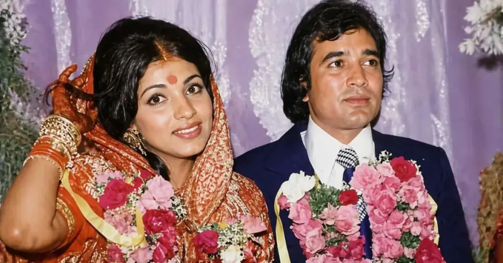 first superstar of Bollywood First superstar of Bollywood Rajesh Khanna with Dimple Kapadia