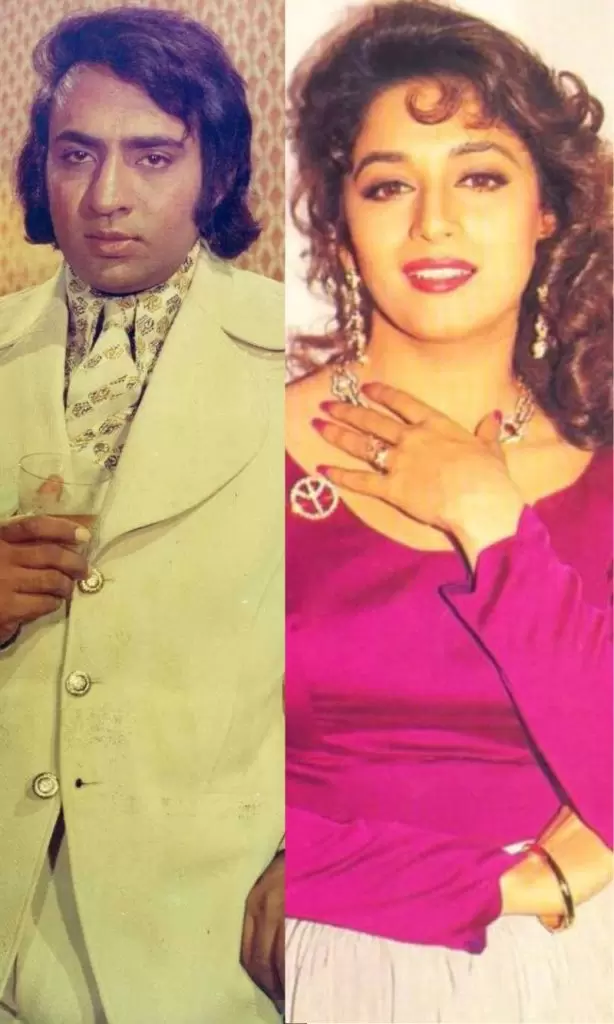 Ranjit and Madhuri Dixit