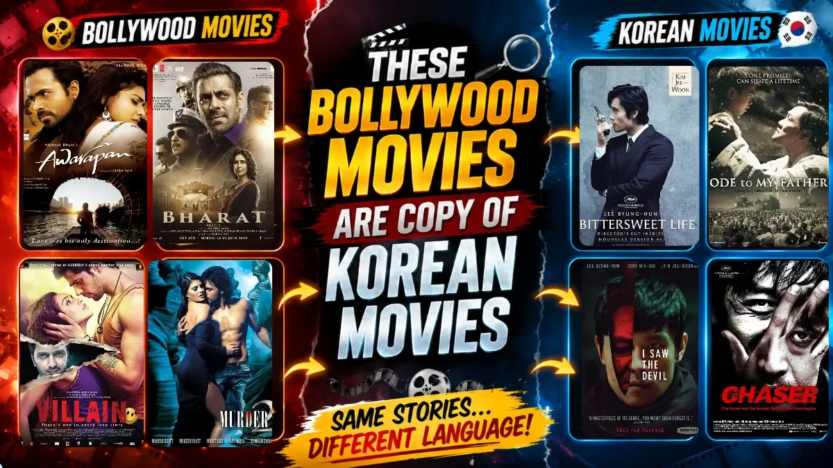 Bollywood Movies made on Korean Movies