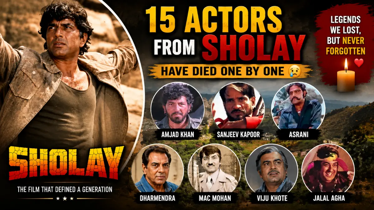 Sholay Actors Who Died